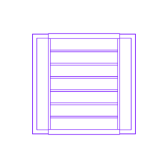 Buildings Window Security Bars Grille 8 Bar Engraving Svg Design, Free Vectors File